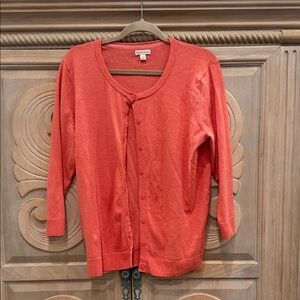 Sonoma Women's Bold Red Cardigan Sweater